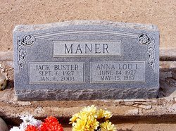 MANER Jack Buster 1927-2003 grave.jpg
